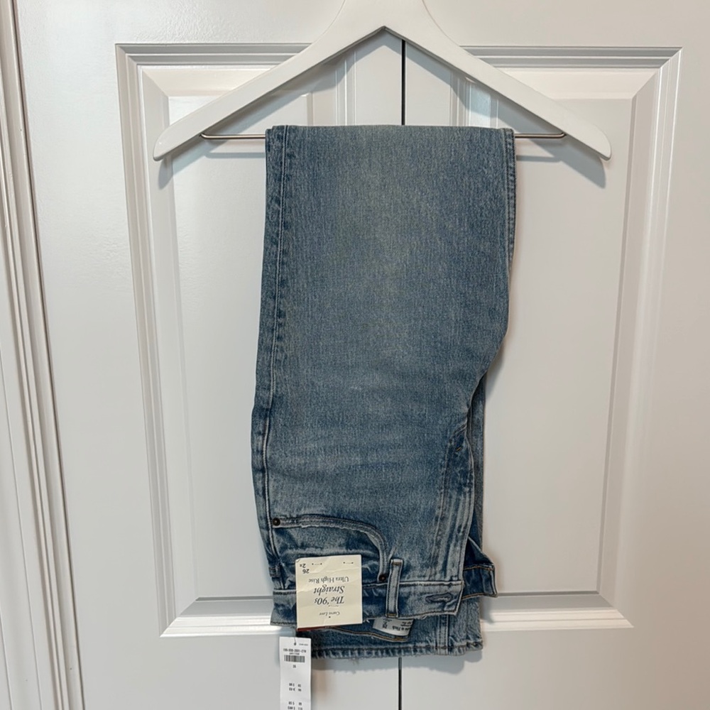 Abercrombie & Fitch Blue Straight Leg Jeans